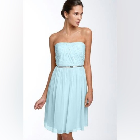 Donna Morgan NWT 12 Chiffon Bridesmaid Dress - Picture 1 of 14